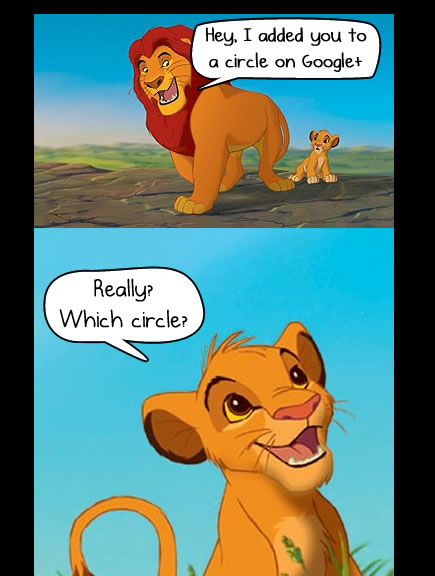 Mufasa and Simba join Google+