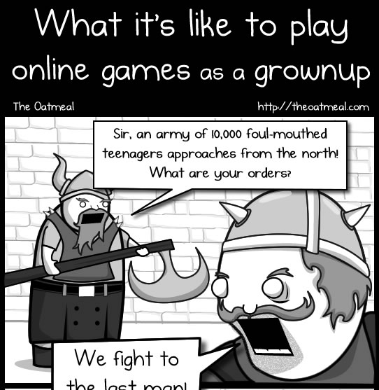 What it's like to play online games as a grownup