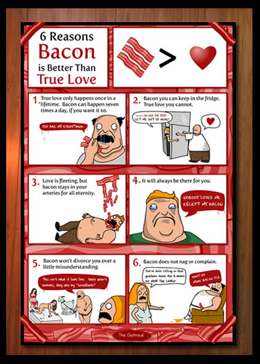 6 reasons bacon is better than true love