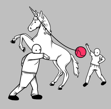 Unicorn Tetherball