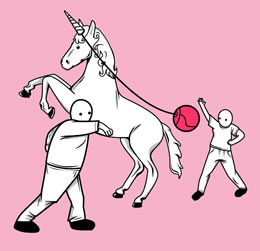 Unicorn Tetherball