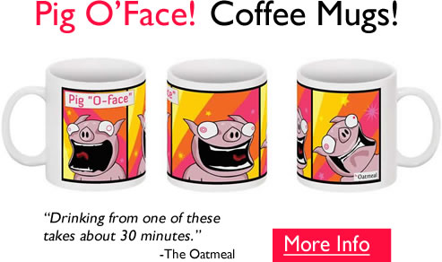 Happy Pig Coffee Mug