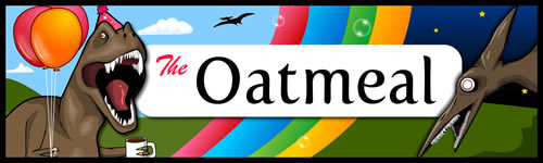 The Oatmeal Bumper Sticker