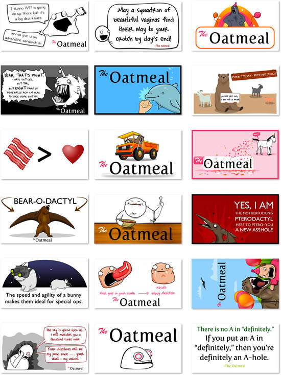 The Oatmeal Sticker Pack