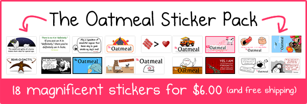 The Oatmeal Sticker Pack