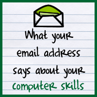 What your email address says about your computer skills