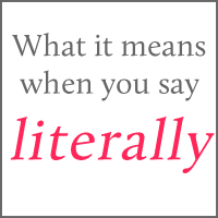 What it means when you say 